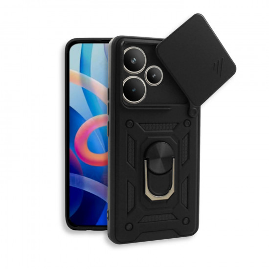 Bodycell Armor Slide Cover Case Realme P4 Pro 5G Black