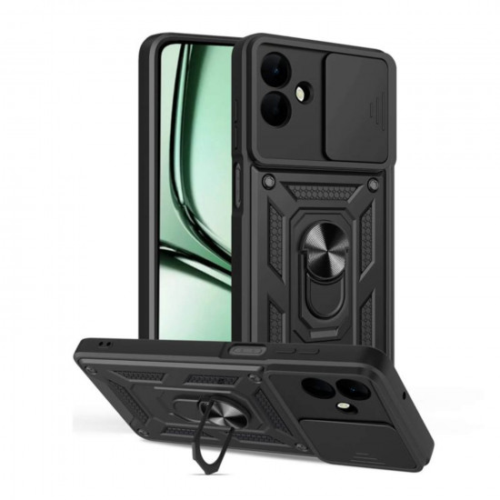 Bodycell Armor Slide Cover Case Samsung A07 4G Black