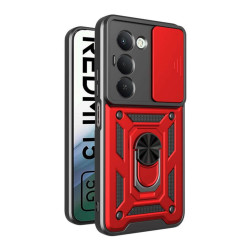 Bodycell Armor Slide Cover Case Xiaomi Redmi 15 5G Red