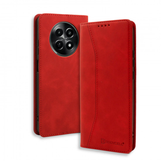 Bodycell Book Case Pu Leather Realme 12 5G/12X 5G Red