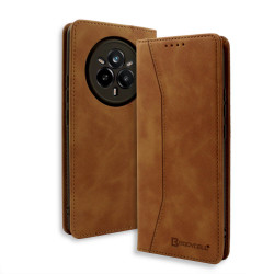 Bodycell Book Case Pu Leather Realme 14 Pro  Brown