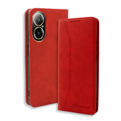Bodycell Book Case Pu Leather Realme C67 4G Red