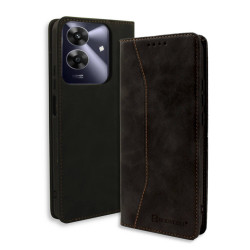 Bodycell Book Case Pu Leather Realme Note 60 Black