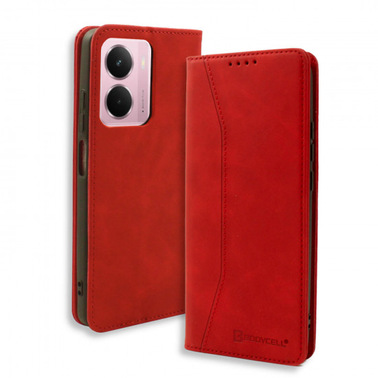 Bodycell Book Case Pu Leather Realme P3 5G Red