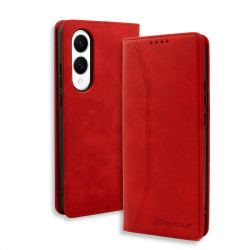 Bodycell Book Case Pu Leather Samsung S25 Edge Red