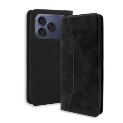 Bodycell Book Case Pu Leather iPhone 17 Pro Max Black
