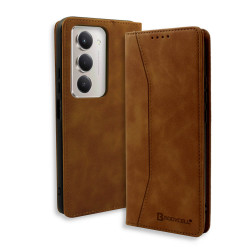 Bodycell Book Case Pu Leather Xiaomi Redmi 15 5G Brown