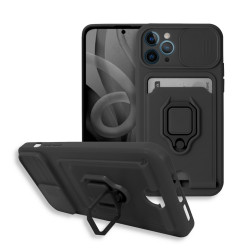 Bodycell Multifunction Case Με Κορδονι iPhone 11 Pro Max Black