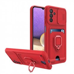 Bodycell Multifunction Case Με Κορδονι Samsung A25 Red