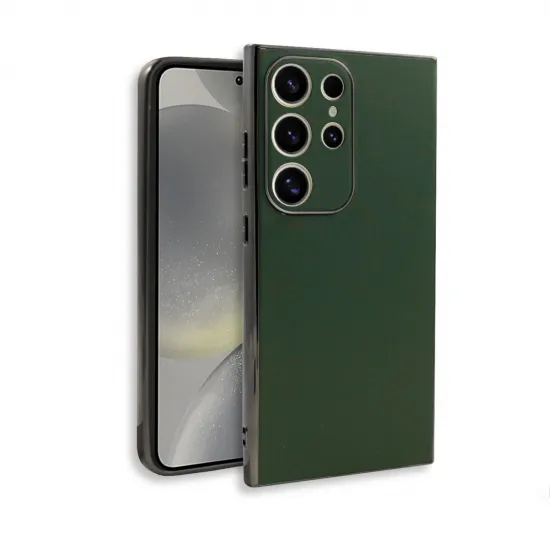 Bodycell Leather Backcover Samsung S24 Ultra Green