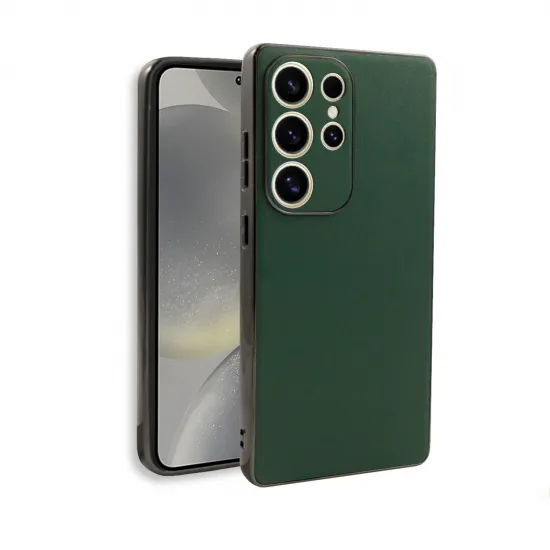 Bodycell Leather Backcover Samsung S25 Ultra Green
