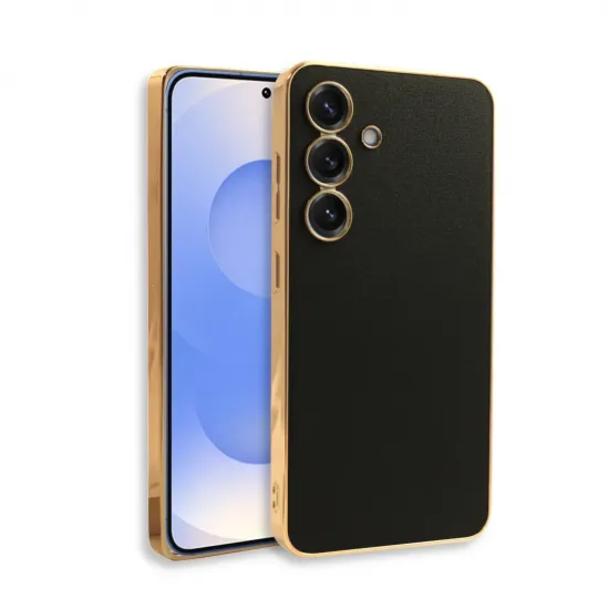Bodycell Plating Leather Backcover Samsung S25 Black
