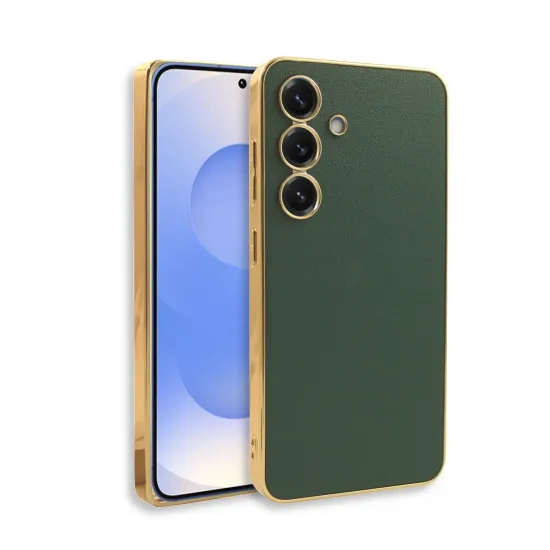 Bodycell Plating Leather Backcover Samsung S25 Green