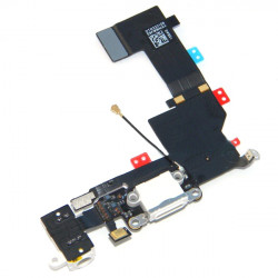 Επαφή Φόρτισης Apple iPhone 5S με Μικρόφωνο και Επαφή Ακουστικών Λευκό OEM Type A 05889