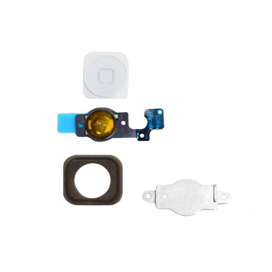 Πλήρες Σέτ Κεντρικού Πλήκτρου Apple iPhone 5C Λευκό OEM Type A 13557
