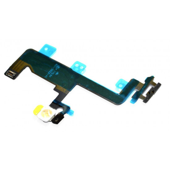 Διακόπτης On/Off Apple iPhone 6 με Μικρόφωνο Ανοιχτής Ακρόασης και Flash OEM Type A 15437