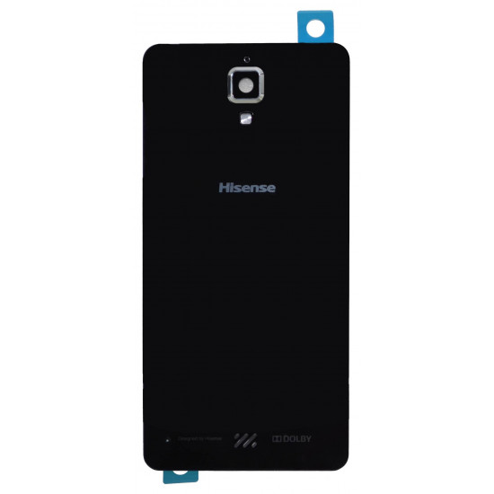 Πίσω Κάλυμμα Hisense C20 με Κόλλα, Τζαμάκι και Κάλυμμα Κάμερας Μαύρο Original 1019769 Swap 17878
