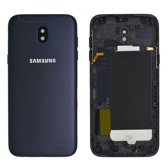 Καπάκι Μπαταρίας Samsung SM-J530F Galaxy J5 (2017) Μαύρο με Τζαμάκι Κάμερας και Πλαϊνά Πλήκτρα OEM Type A 21166