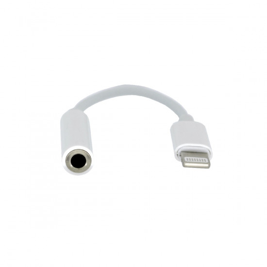 Αντάπτορας Handsfree Ancus HiConnect Lightning σε 3.5mm Θηλυκό Λευκό Bulk 25927