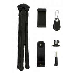 Selfie Stick Tripod Bluetooth LEDISTAR LDX-666 Suit για Φωτογραφικές Μηχανές και Κινητά Τηλέφωνα. Μαύρο Μήκος: 25cm 27810