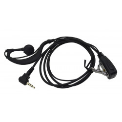 Hands Free Mono Ancus HiConnect 3.5mm με πλήκτρο απάντησης για Walkie Talkie Μαύρο Bulk 28256