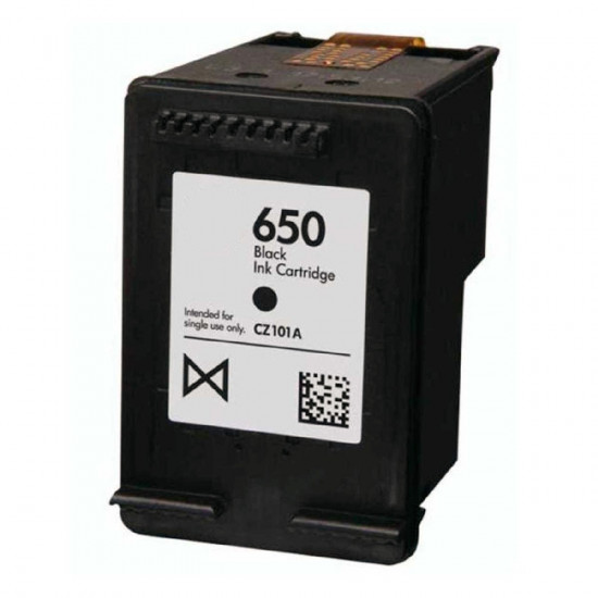 Μελάνι HP Συμβατό 650XL CZ101AA Σελίδες:790 Black για Deskjet Ink Andvantage-1015, 1515, 1516, 2515, 2516, 2545, 2546, 2645 30783
