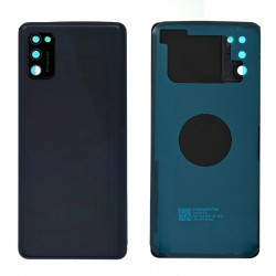 Καπάκι Μπαταρίας Samsung SM-A315F Galaxy A31 Μαύρο με Τζαμάκι Κάμερας OEM Type A 31115