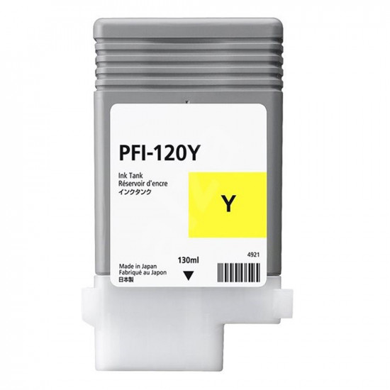 Μελάνι CANON Συμβατό PFI-120Y 130ml Σελίδες:6000 Yellow για Σειρά IPF Μοντέλα TM-200, TM-205, TM-300, TM-305 34140