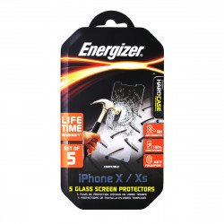 Tempered Glass Energizer Hard Case Professional 9H Anti Fingerprint  για Apple iPhone X XS 11 Pro 5τεμ. 46112