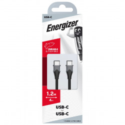 Καλώδιο Σύνδεσης Energizer Bicolor 2.0A USB-C σε USB-C Μαύρο 1.2m 35876