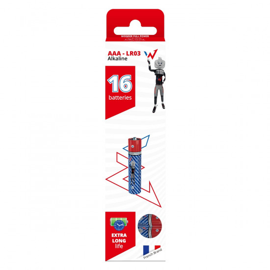 Μπαταρία Αλκαλική Wonder Full Power LR03 size AAA 1.5V Τεμ. 16 46413