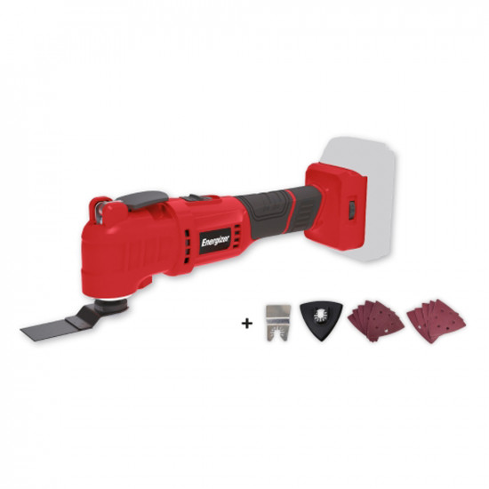 Energizer 3MT08 Επαναφορτιζόμενο Παλινδρομικό Πολυεργαλείο 20V 6 Ταχυτήτων + Έξτρα Κοπτικά Αξεσουάρ 46868