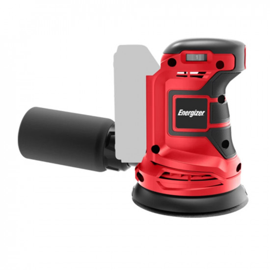 Energizer 3SD02 Επαναφορτιζόμενο Έκκεντρο Τριβείο 20V 350W 6 Ταχυτήτων 10000Rpm Διάμετρος 125mm Κόκκινο/Μαύρο 46865