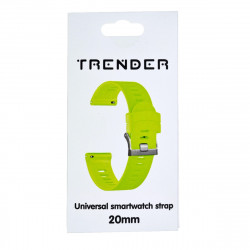 Ανταλλακτικό Λουράκι Trender TR-SL20GR Σιλικόνης 20mm Πράσινο 36202