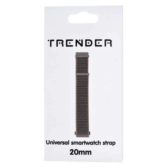 Ανταλλακτικό Λουράκι Trender TR-NY20PK Nylon 20mm Ρόζ 36210