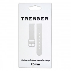Ανταλλακτικό Λουράκι Trender TR-SP20WH Sport 20mm Λευκό 36190
