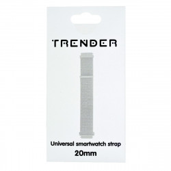 Ανταλλακτικό Λουράκι Trender TR-NY20WH Nylon 20mm Λευκό 36211
