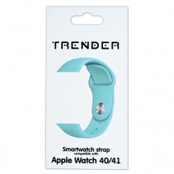 Ανταλλακτικό Λουράκι Trender TR-ASL41LBL Σιλικόνης για Apple Watch 40/41mm Γαλάζιο 36243