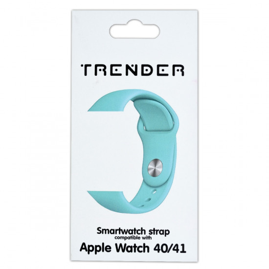 Ανταλλακτικό Λουράκι Trender TR-ASL41LBL Σιλικόνης για Apple Watch 40/41mm Γαλάζιο 36243