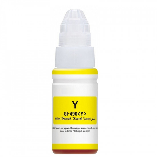 Μελάνι CANON Συμβατό GI-490 Y (0666C001) 70ml Σελίδες:7000 Yellow για G1400, G2400, G3400 39249