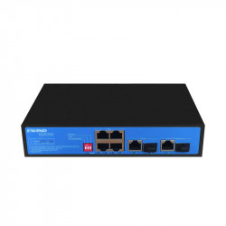 Ethernet Switch Ewind EW-S1907CG-AP 4x10/100/1000Mbps  + 1x1000Mbps  RJ45 Port+1x1000Mbps  SFP Port+ 1xCombo Port Gigabit PoE Switch 40548