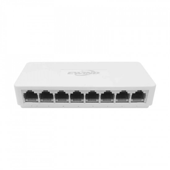 Ethernet Switch Ewind EW-S1608 Plastic Case 8x10/100/1000Mbps Auto-Sensing RJ45 40601