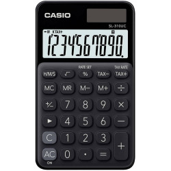 Αριθμομηχανή Dual 10 Ψηφίων LCD Display Casio SL-310UC-BK Μαύρη 50966