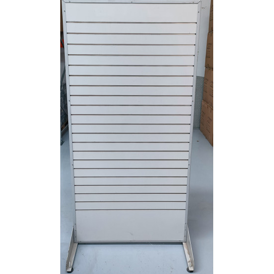 Ξύλινο Σταντ Βαρέως Τύπου  Διπλής Όψεως με Οδηγούς Ραφιών 185x90 cm 45961