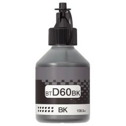 Μελάνι Brother Συμβατό BTD60BK 108ml Σελίδες:7500 Black για T220 T310 T4000DW T420W T4500DW T510W T520DW T710W T720DW 46104
