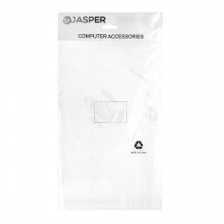 Διάφανο Σακουλάκι Πολλαπλών Χρήσεων Jasper 23.5 x 17.5 cm 10τμχ με Αυτοκόλλητη Ταινία 46908