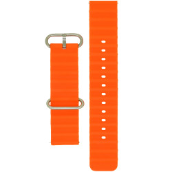 Ανταλλακτικό Watchband Hoco 20mm Universal Πορτοκαλί Silicon Band 46945