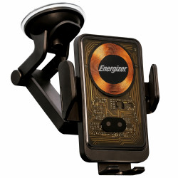 Βάση Στήριξης Αυτοκινήτου Energizer ECA008 για Τοποθέτηση σε Ταμπλό - Αεραγωγούς και Τζάμι με Ασύρματη Φόρτιση 15W Μαύρη 49864