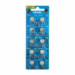 Buttoncell Vinnic L936 AG9 Τεμ. 10 με Διάτρητη Συσκευασία 29305