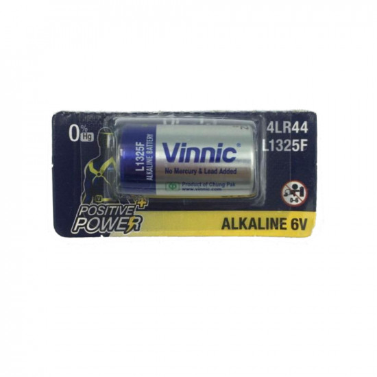 Μπαταρία Αλκαλική Vinnic L1325F 4LR44/A544 6V Τεμ. 1 22984